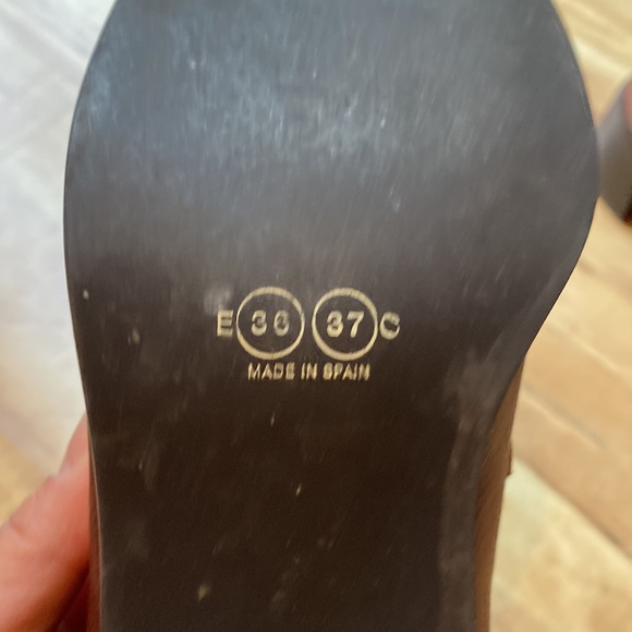 Zara block heel loafers Clogs - Picture 4 of 4